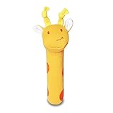 askcut Baby RattleスティックおもちゃBrain Game Hand Sticksおもちゃキッズ子供幼児Plush再生ツールサイズ5 cm1 cm16 cm ( Giraffe )