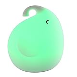 充電式シリコン夜ライトランプforキッズ子供幼児幼児赤ちゃん象マルチカラーNurseryキュート常夜灯タイプ2