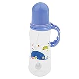 Kesoto ベビーマグ　赤ちゃん　ボトル　マグストロー 　ストロー ボトル　哺乳瓶　250ｇ　ハンドル付き　全４色 - 青