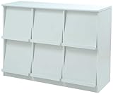 Frama Furniture(フラマファニチャー) 低ホルムアルデヒド ディスプレイラック扉3列2段タイプ ホワイト KSS-0026WH