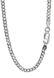 新宿銀の蔵 6面カット きへいチェーン 長さ40～80cm (45cm) 幅約2.6mm シルバー 925 ネックレス チェーン メンズ sv925 silver925