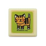 こどものかお スタンプ がなはようこミニ浸透印 ネコ 0549-012