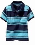 GAP（ギャップ）ボーダー ポロシャツ 半袖（紺色） (12-24M（1歳-2歳）) [並行輸入品]