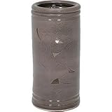 陶製傘立て 丸型 スリムタイプ XU-5 ダークブラウン