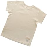 縫い目表だしの半そでTシャツです!L(140-150)着丈54ｃオーガニックコットン 男女兼用キッズTシャツ