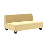 arne ソファー 2人掛け 肘なし リビング 布張り ファブリック LLD ロングソファ アームレス V-1017 ベージュ