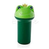グリーンKids Cartoon Frog BathingベビーシャワーシャンプーCup Bailerベビーシャワー水スプーン