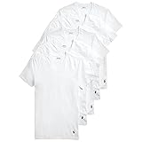 [POLO RALPH LAUREN] [ポロ ラルフローレン] Vネック Tシャツ 5枚セット パック メンズ 下着 Cotton Classic Fit NCVNP5 5_White(WHD) M [並行輸入品]