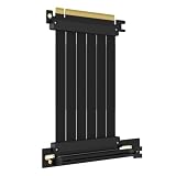 GLOTRENDS 100mm PCIe 3.0 X16ライザケーブル GPU マウント用 PCI-E Gen3対応 16GB/s速度