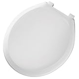 Bemis Mfg 20 C 000ラウンドプラスチックToilet Seat with top-titeヒンジ、ホワイト 1 20-000 1