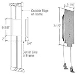CRLウィンドウサッシバランスfor 6ポンド木製サッシ