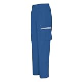 (AITOZ) アイトス 夏用作業服・作業ズボン バックルカバー付 ツータックカーゴパンツ (生地薄め) (AZ5574) ロイヤルブルー　91