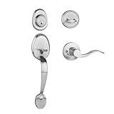 Dynasty Hardwre col-her-100 – 15lコロラドフロントドアHandleset with Heritageレバー左手、サテンニッケル
