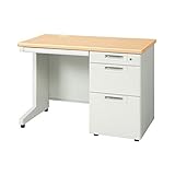 インテリア 家具 便利 おしゃれ 片袖机 RJ-106D-3 WMホワイトメープル引出D
