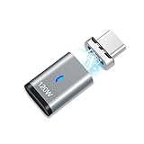 Sisyphy マグネット USB-C アダプタ、L字型 Type C 磁気 変換 アダプター、USB2.0対応 PD3.0 120W急速充電 480Mbpsデータ転送、McbookPro/Air およびその他のUSB Cデバイス対応