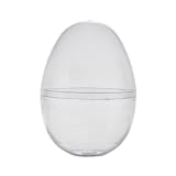 サワダプラテック ディスプレイケース タマゴ型 M 径57×79mm│樹脂・プラスチック 樹脂ドーム・カプセル