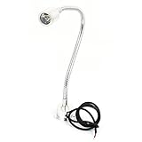 スポットライト，SODIAL(R) 3W DC 12V-24V柔軟なLEDスポットランプオフィスランプ、ホワイト