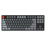 【国内正規品】Keychron K8 ワイヤレス・ゲーミングメカニカルキーボード87キー/USレイアウト/RGBライト/Gateron G Proメカニカルスイッチ/アルミフレーム/Type-C有線無線対応/Mac Windows対応/Nキー・ロールオーバー対応 (Gateron G Proメカニカル青軸)