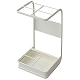 山善(YAMAZEN) 傘立て(幅20.5 奥行20.5) トレー着脱可 ホワイト SSK-20(WH)
