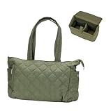 Blanc (ブラン) カメラバッグ トートバッグ L カメラインナーボックス キルティング 大きめ メンズ レディース バッグ 25L カーキ VE-3594