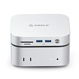 ORICO Minimata 1TB ストレージ＆ドッキングステーション、Mac Mini M4用外付けSSD拡張、最大1000MB/秒、USB3.2/SD/TF/オーディオポート、シームレスデザイン - M4Max