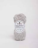 DMC HAPPY CHENILLE ハッピーシェニール 並太 #11 FLUFFY グレー系 約15g巻 約38m DMC8143