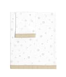 Petit Praia Set Of Sheets Of Small Crib Patch Arena (100% Cotton) by Petit Praia
