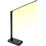 RabbitStorm デスクライト LED 電気スタンド テーブルランプ 目に優しい 省エネタッチセンサー テーブルライト 無段階調光 5