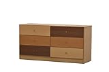 大川家具 nakakei ローチェスト クルー 120cm幅 本体ナチュラル 131350