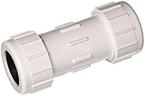 King Brothers Inc. CPC-1250 1-1/4-Inch Compression PVC Compression Coupling, Gray by King Brothers I