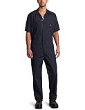 dickies Dickies ディッキーズ 33999 ネイビー navy 半袖つなぎ 半袖ツナギ つなぎ　長袖有 (XL, ネイビ－)