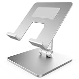 タブレット スタンド iPad スマホ兼用 スタンド KAQSKQR ipad 縦置き アルミ ホルダー 机台 iPhone スマホ 携帯 充電 スタンド 卓上 折りたたみ デスク台 置き台 iPad stand 角度高さ調整可能 あいぱっと アイパッド iPadスタンド (シルバー)