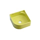 カクダイ ミーノ 壁掛手洗器 イエローグリーン 493-048-YG