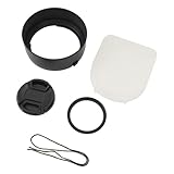 レンズフード , 43Mm レンズフード ES 65B 43mm カメラレンズフード UV HD フィルターレンズキャップ付き RF50mm F1.8 STM 43Mm レンズキャップ R50 R6 R5 R8 カメラ用