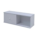 JK Wallrest　スライドドア付きボックスシェルフ FAP-0025WH