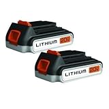 Enegitech 2 Pack Battery for Black & Decker 20V MAX 2.0Ah LBXR20-OPE LB20 LBX20 LB2X4020 [並行輸入品]