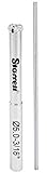 Starrett KD0005-N High Performance Diamond Tile Drill Hole Saw, 3/16 Diameter, 1 Cutting Depth, Silv