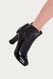 Banned Apparel - Sadie Black Bow Heel Ankle Boots UK 3