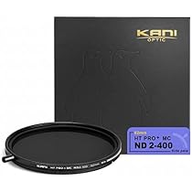 Amazon | KANI 82mm 可変NDフィルター HT PRO+ MC ND2-400 減光