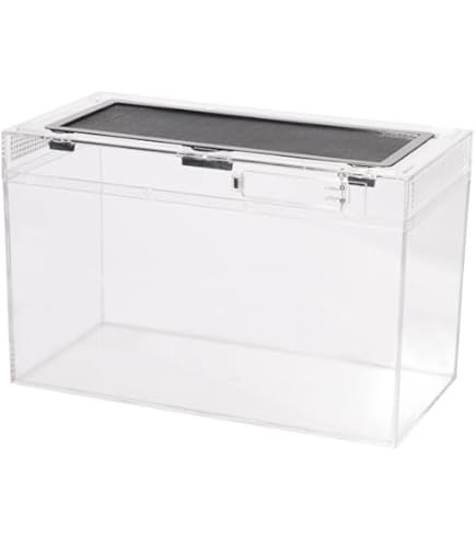 Amazon | VesVas 爬虫類ケージ アクリル製 透明 20cm/30cm/40cm