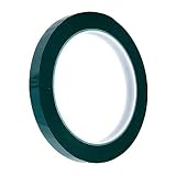 [pont du monde] カッティングシート ラインテープ 耐水テープ 10mm × 66m (幅1cm) (緑)
