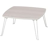 不二貿易 ローテーブル 角 60×60cm ホワイトウォッシュ 10861