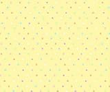 SheetWorld Fitted Pack N Play (Graco) Sheet - Pastel Colorful Pindots Yellow Woven - Made In USA by 