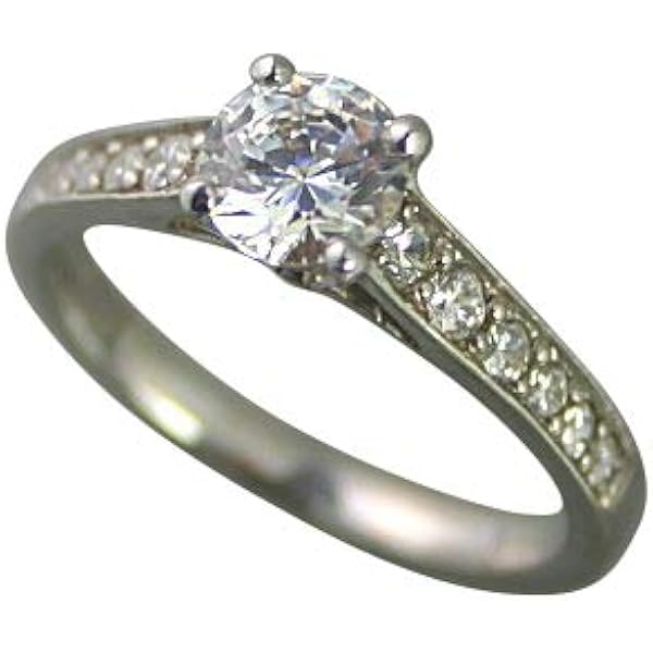 アクセサリー EngagementRing Platinum 0.5 caratDiamond Amazon.co.jp: Engagement Ring Diamonds Platinum 0.5 CT Gia