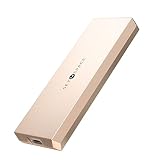 SETMSPACE m.2 ssd 外付けケース10Gbps 高速転送 nvme ケース ミニマリスト m2 ssd ケース アルミ m.2 ケース 放熱性が ssd 外付けケース M.2 NVME+NGFF SSD 2230/2242/2260/2280 M key/B+M key対応 4TB【USB C to USBA/C ケーブル付き】 ローズゴールド