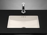 Ronbow 200521-BI Rectangle Undercounter Ceramic Vessel by Ronbow