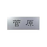丸三タカギ 彫り込み済表札 アクリル APA1-S-1-1-菅原 【完成品】