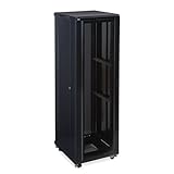 42U LINIER Server Cabinet - Convex/Glass Doors - 24" Depth [並行輸入品]