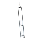 Fenteer 高品質　繊細　デザイン　鍛造鉄　試験管　チューブ　透明　ガラス　ぶら下げ　花瓶　装飾　工芸品　部屋　装飾　全3種類 - C