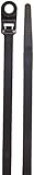 Weather Resistant Mountable Cable Tie, 120lbs Tensile Strength, 4-3/4" Bundle Diameter, 0.240" Mount